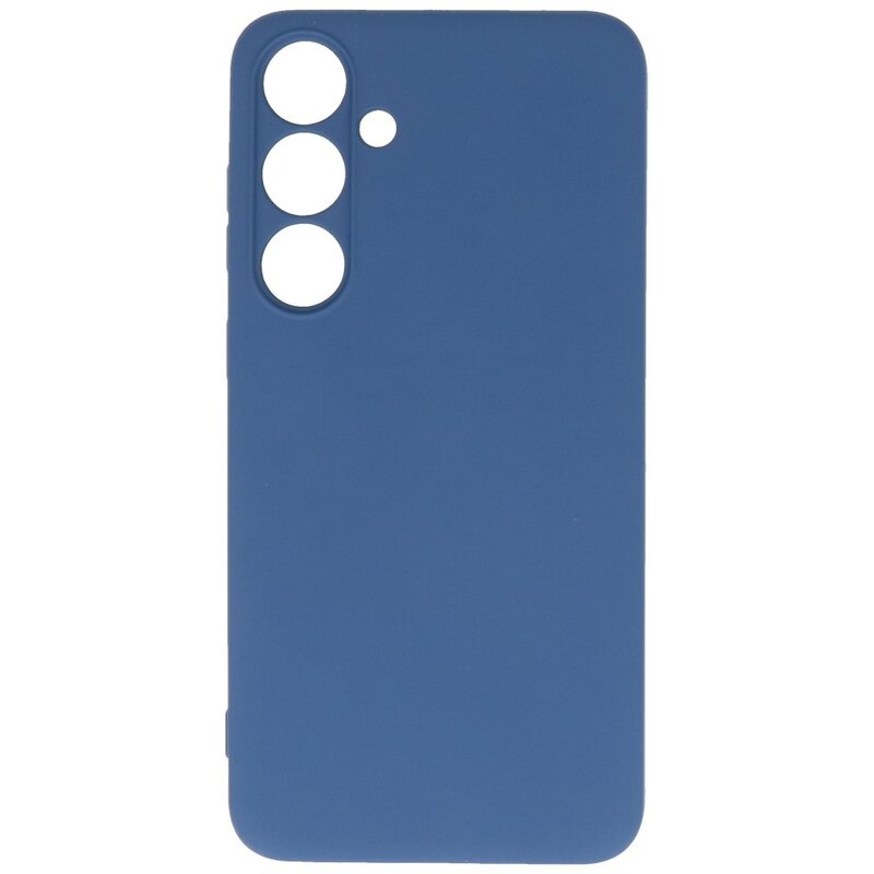 Fashion Color TPU Hoesje Samsung Galaxy S24 Plus - S25 Plus Navy