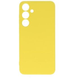 Fashion Color TPU Case Samsung Galaxy S24 Plus Yellow