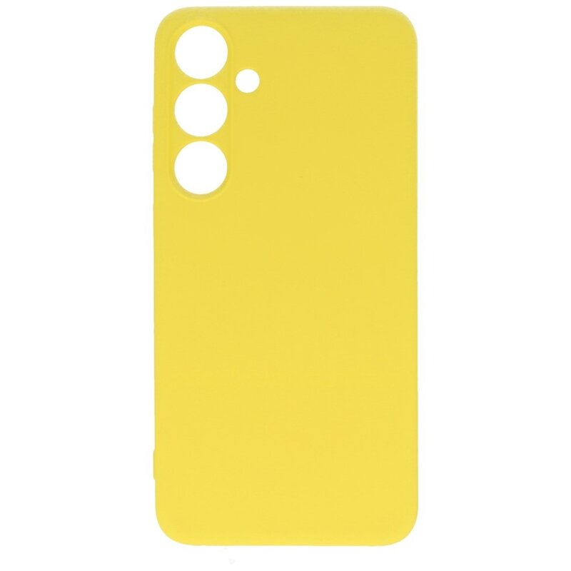 Fashion Color TPU Hülle Samsung Galaxy S24 Plus Gelb