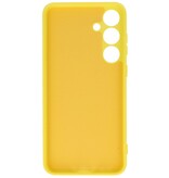 Fashion Color TPU Hoesje Samsung Galaxy S24 Plus - S25 Plus Geel