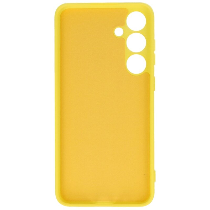 Fashion Color TPU Case Samsung Galaxy S24 Plus Yellow