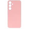 Coque en TPU couleur tendance pour Samsung Galaxy S24 Plus, rose