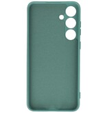 Fashion Color TPU Hülle Samsung Galaxy S24 Plus Dunkelgrün