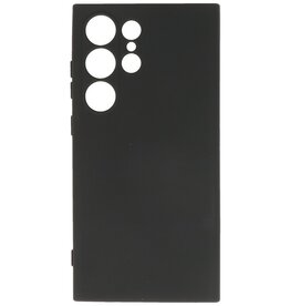 Coque en TPU couleur tendance pour Samsung Galaxy S24 Ultra noir