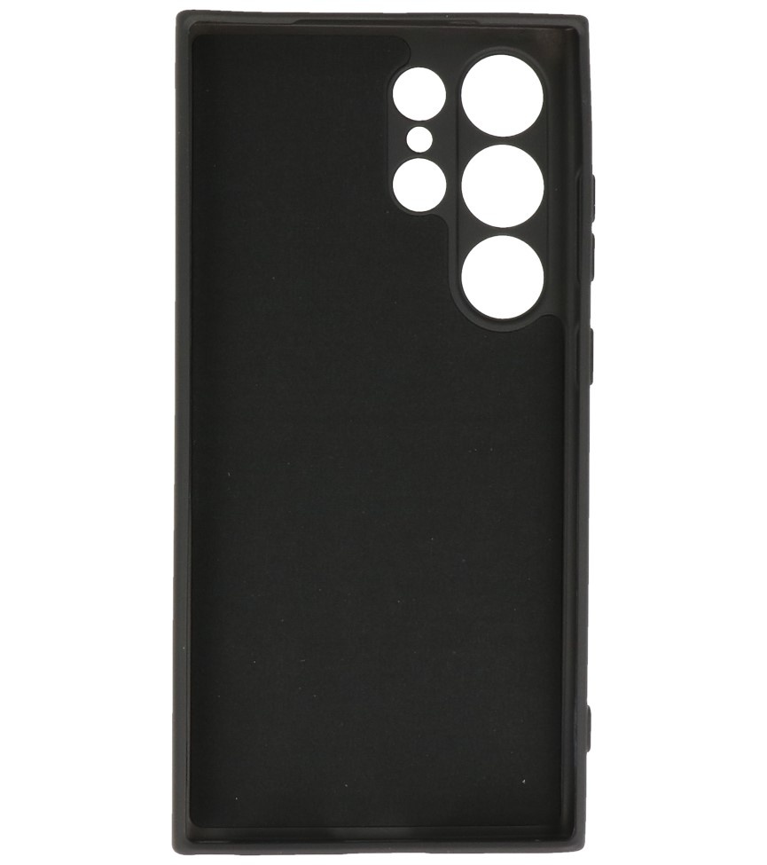 Coque en TPU couleur tendance pour Samsung Galaxy S24 Ultra noir