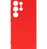 Fashion Color TPU-cover Samsung Galaxy S24 Ultra Red