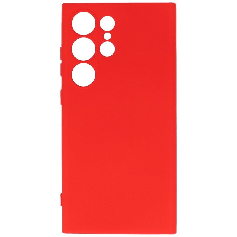 Fashion Color TPU Case Samsung Galaxy S24 Ultra Red