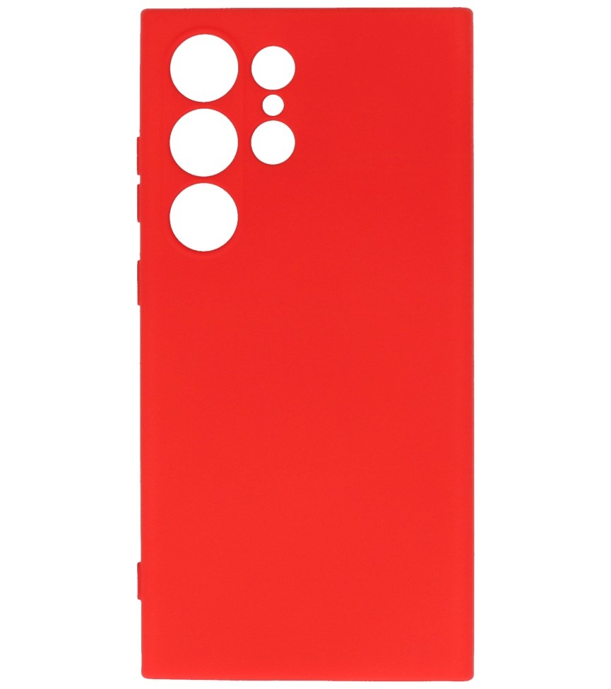 Fashion Color TPU Case Samsung Galaxy S24 Ultra Red