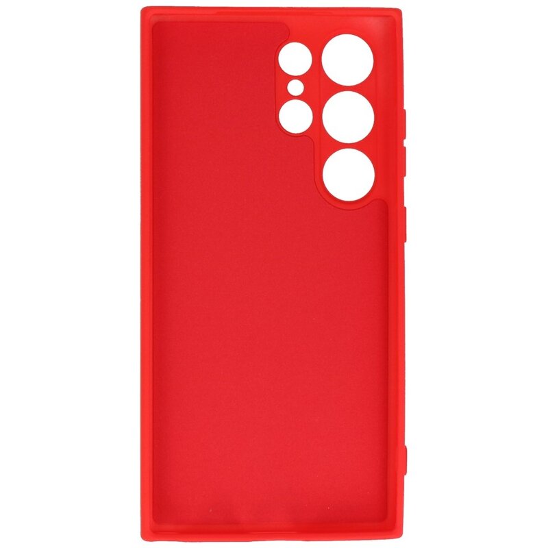 Fashion Color TPU Case Samsung Galaxy S24 Ultra Red