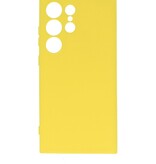 Fashion Color TPU Case Samsung Galaxy S24 Ultra Yellow
