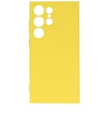 Fashion Color TPU Hoesje Samsung Galaxy S24 Ultra Geel