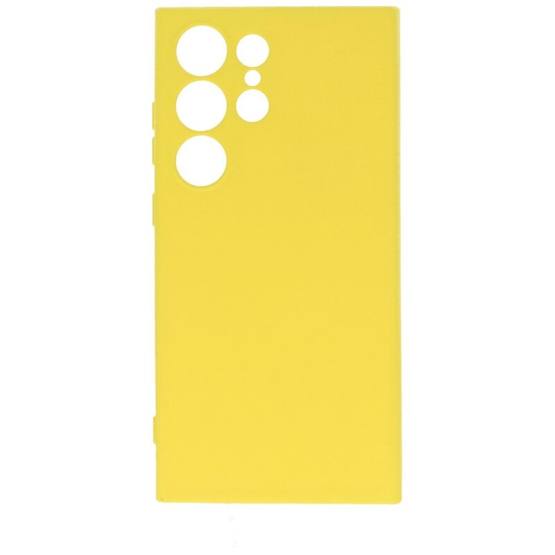 Fashion Color TPU-cover Samsung Galaxy S24 Ultra Yellow
