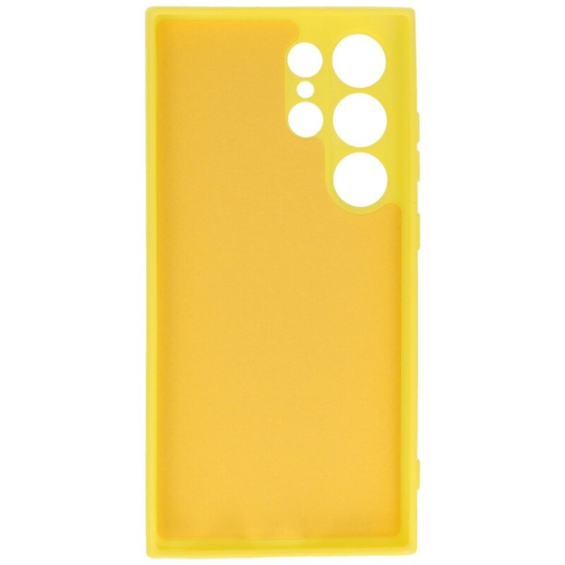 Fashion Color TPU-cover Samsung Galaxy S24 Ultra Yellow