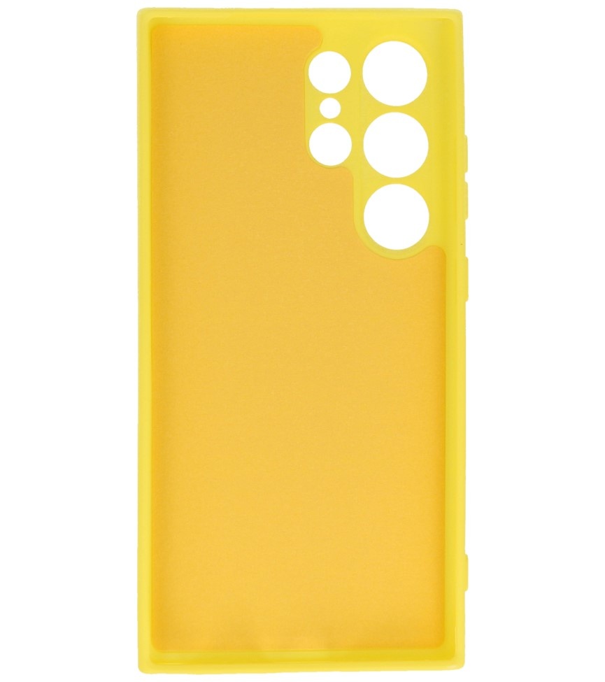 Funda Fashion Color TPU Samsung Galaxy S24 Ultra Amarillo