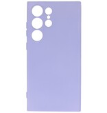 Fashion Color TPU Hoesje Samsung Galaxy S24 Ultra Paars