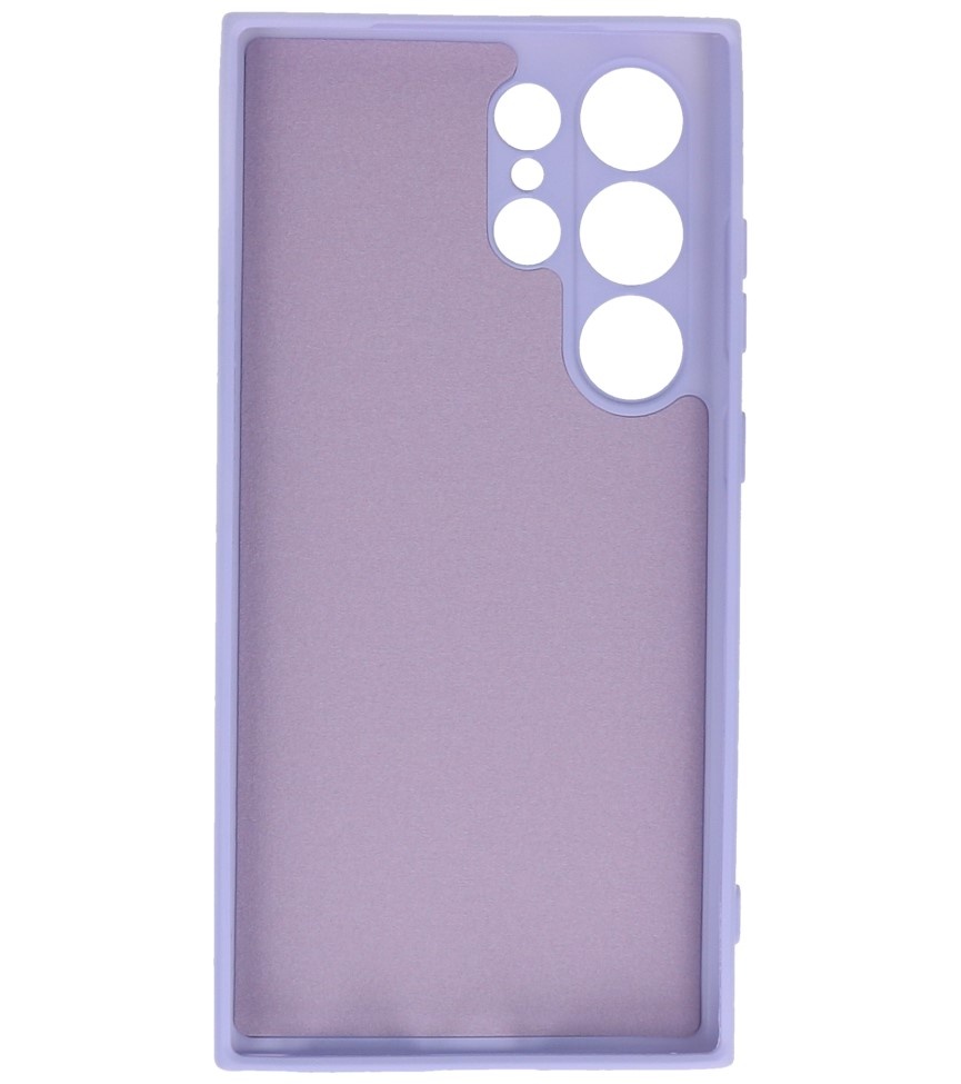 Fashion Color TPU-cover Samsung Galaxy S24 Ultra Purple