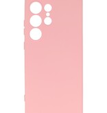 Coque en TPU couleur tendance pour Samsung Galaxy S24 Ultra rose
