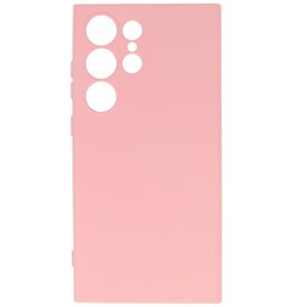 Fashion Color TPU Case Samsung Galaxy S24 Ultra Pink