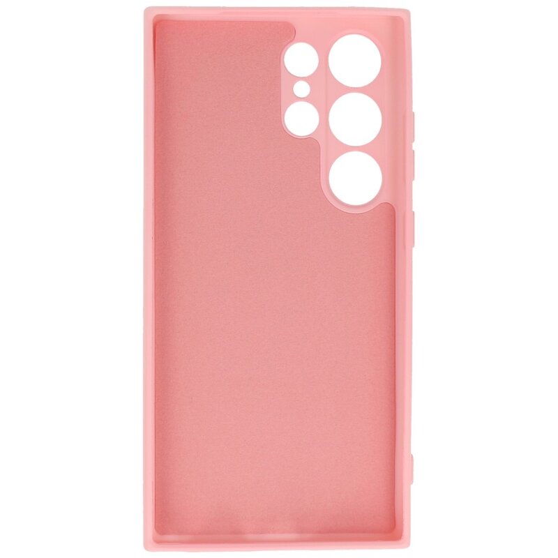Fashion Color TPU Hoesje Samsung Galaxy S24 Ultra Roze