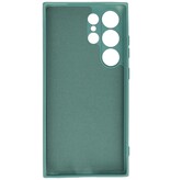 Custodia in TPU Fashion Color per Samsung Galaxy S24 Ultra Verde Scuro