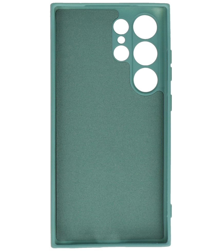 Fashion Color TPU Case Samsung Galaxy S24 Ultra Dark Green