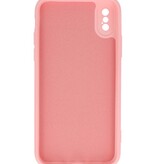 2.0mm Fashion Color TPU Hoesje voor iPhone X - Xs Roze