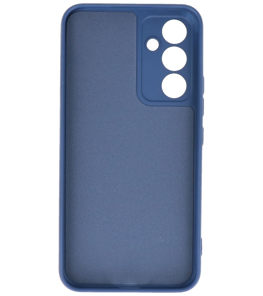 Modische farbige TPU-Hülle für Samsung Galaxy A15 4/5G, Marineblau
