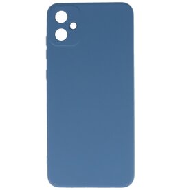 Coque en TPU couleur tendance pour Samsung Galaxy A05, bleu marine