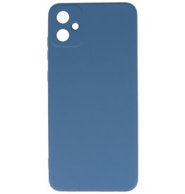 Modische farbige TPU-Hülle für Samsung Galaxy A05, Marineblau
