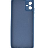 Coque en TPU couleur tendance pour Samsung Galaxy A05, bleu marine