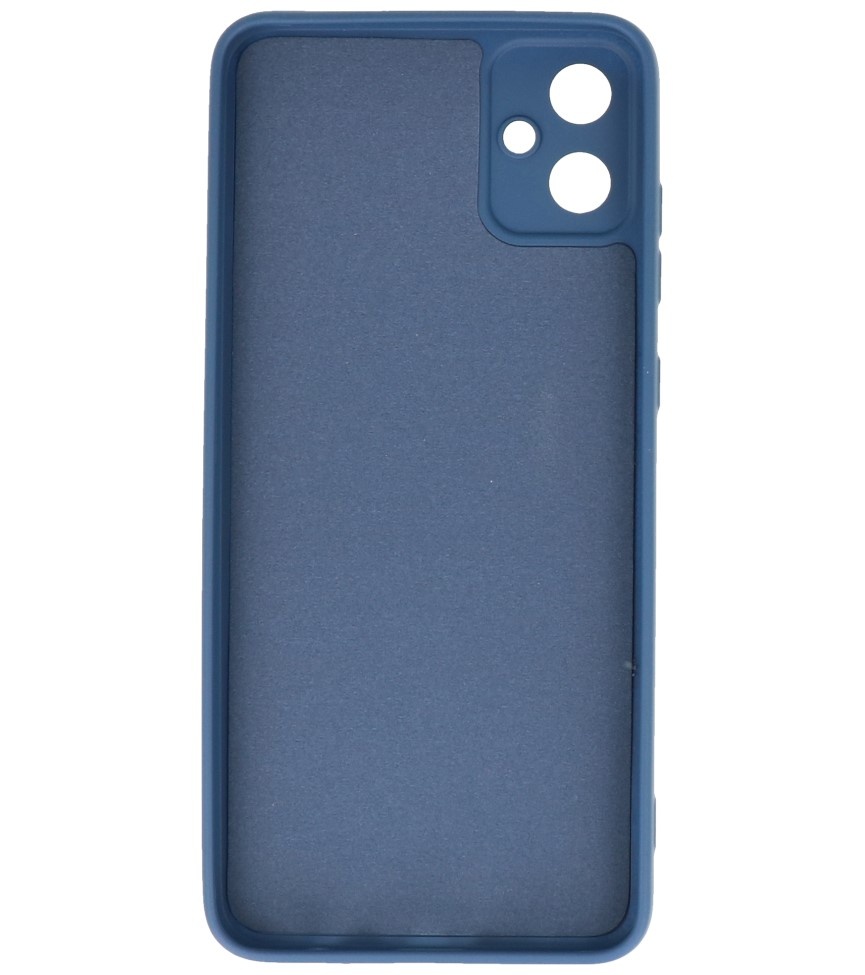 Coque en TPU couleur tendance pour Samsung Galaxy A05, bleu marine