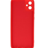 Coque en TPU couleur tendance pour Samsung Galaxy A05 rouge