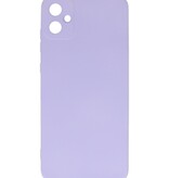 Coque en TPU couleur tendance pour Samsung Galaxy A05, violet