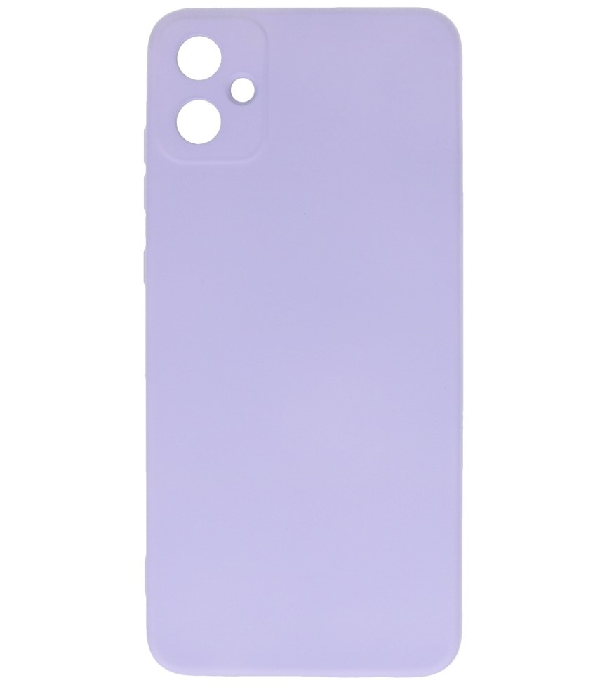 Coque en TPU couleur tendance pour Samsung Galaxy A05, violet