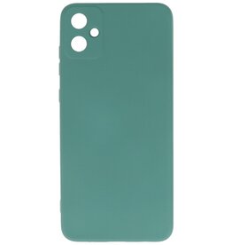 Fashion Color TPU Hoesje Samsung Galaxy A05 Donker Groen