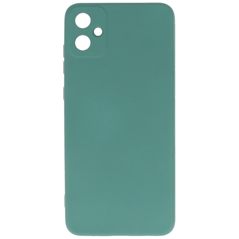 Fashion Color TPU Hülle Samsung Galaxy A05 Dunkelgrün