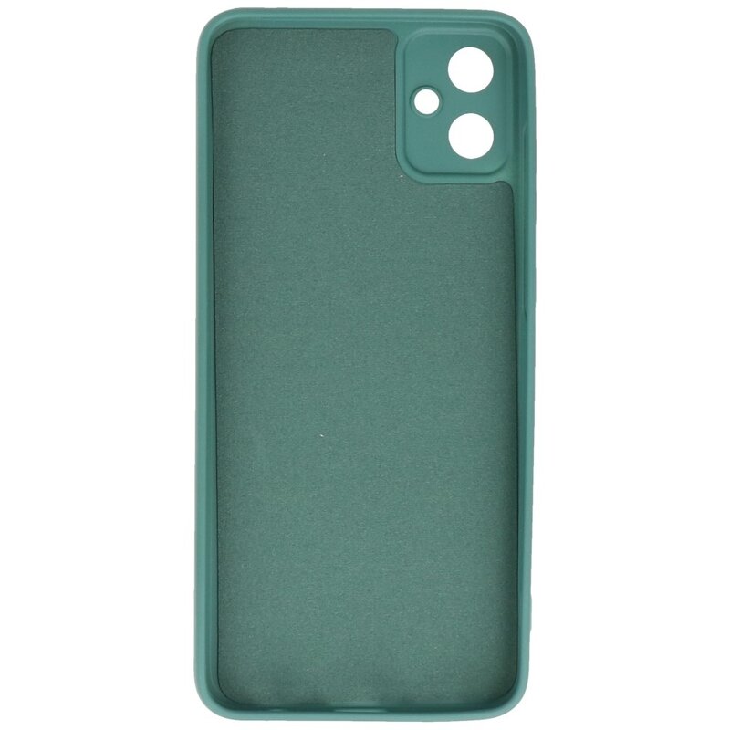 Fashion Color TPU Hülle Samsung Galaxy A05 Dunkelgrün