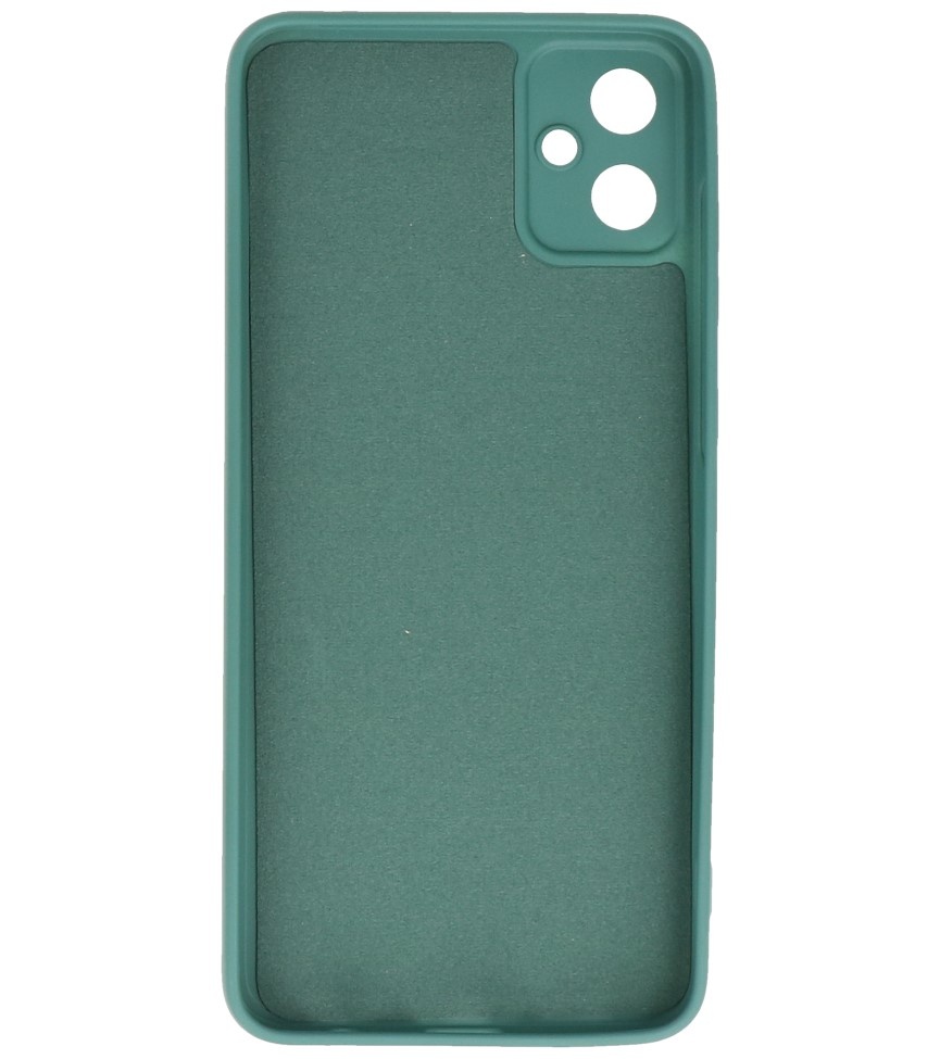 Coque en TPU couleur tendance pour Samsung Galaxy A05, vert foncé