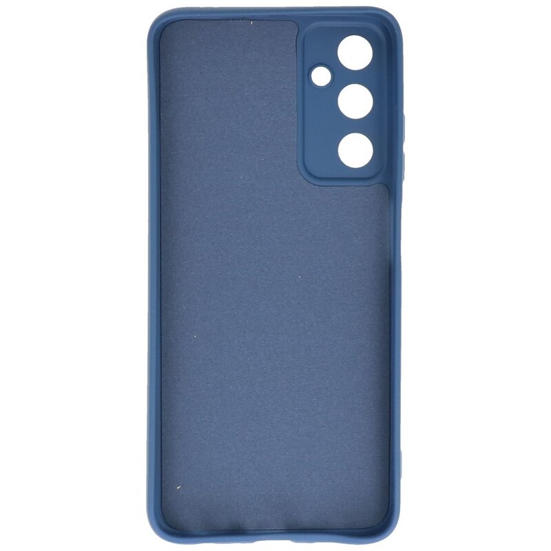 Coque en TPU couleur tendance pour Samsung Galaxy A05s, bleu marine
