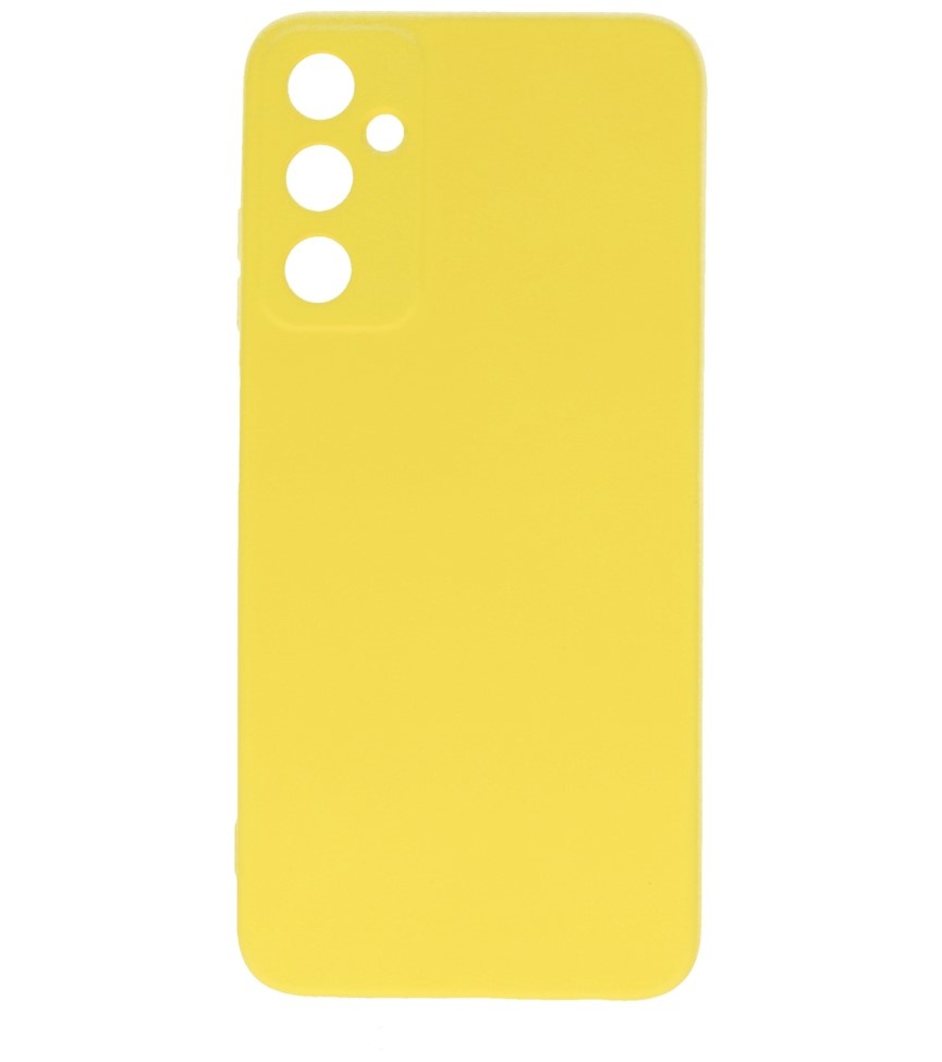 Coque en TPU couleur tendance pour Samsung Galaxy A05s, jaune