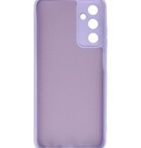 Coque en TPU couleur tendance pour Samsung Galaxy A05s, violet