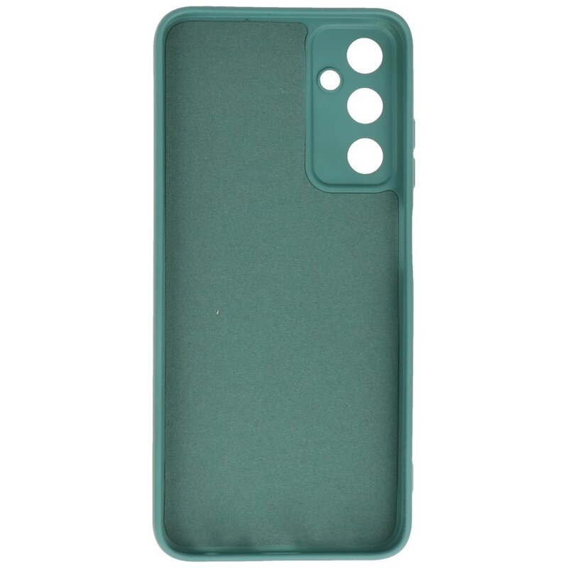 Fashion Color TPU-cover Samsung Galaxy A05s mørkegrøn