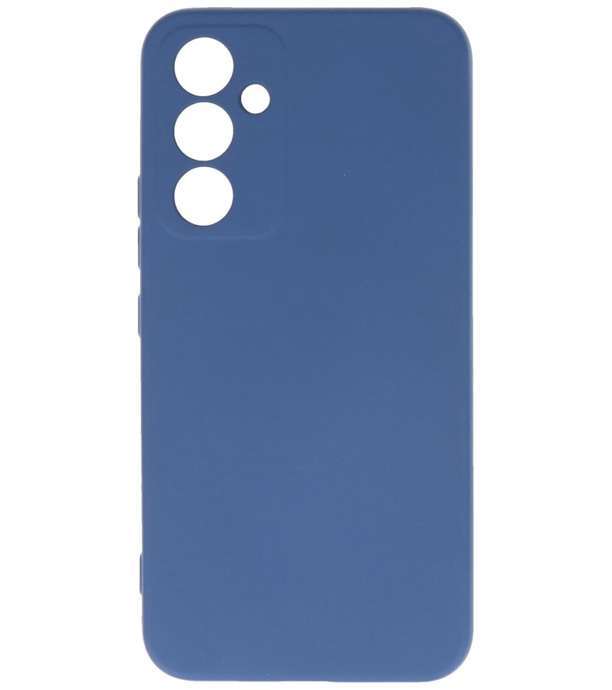 Coque en TPU couleur tendance pour Samsung Galaxy A25, bleu marine