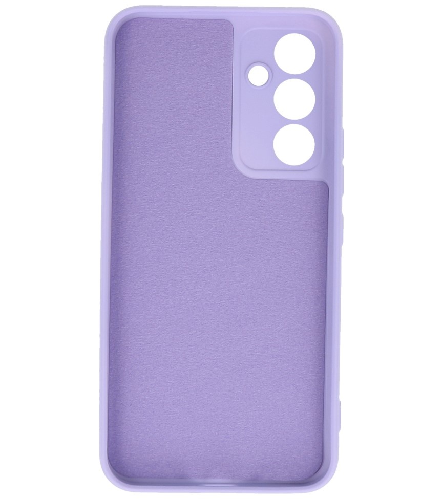 Coque en TPU couleur tendance pour Samsung Galaxy A25, violet