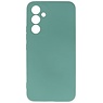 Coque en TPU couleur tendance pour Samsung Galaxy A25, vert foncé