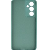 Coque en TPU couleur tendance pour Samsung Galaxy A25, vert foncé