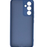 Coque en TPU couleur tendance pour Samsung Galaxy A55, bleu marine