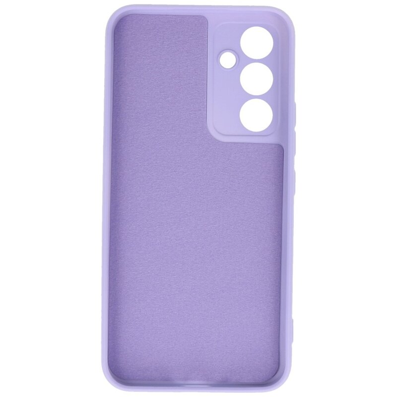 Coque en TPU couleur tendance pour Samsung Galaxy A55, violet