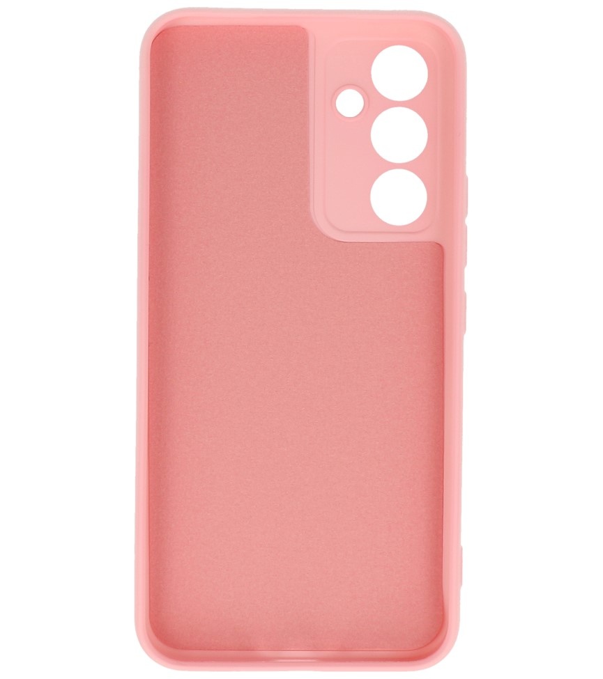 Coque en TPU couleur tendance pour Samsung Galaxy A55 rose