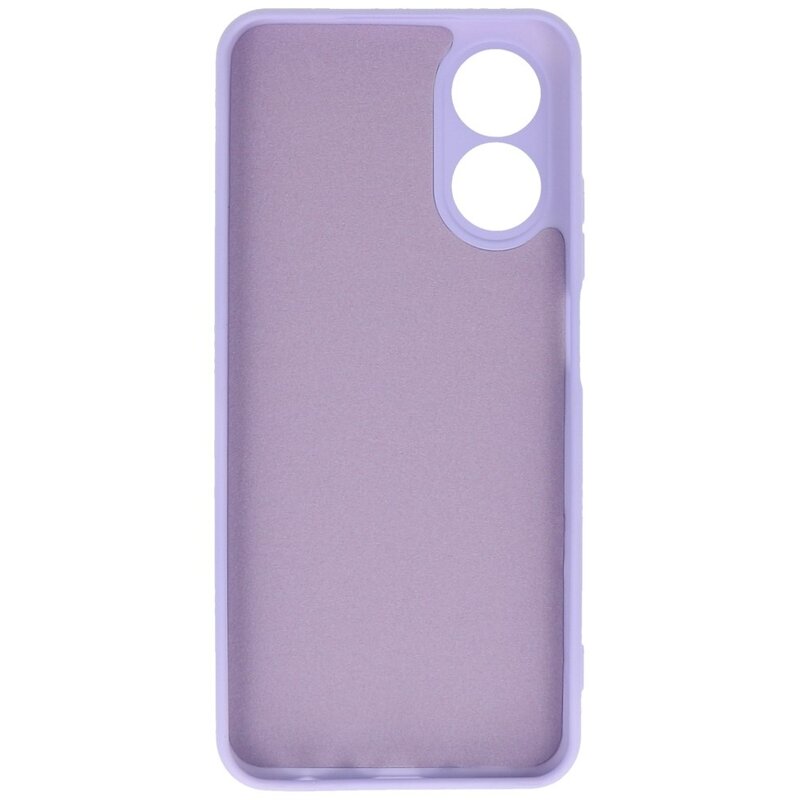 Coque TPU couleur tendance OPPO A18 violet